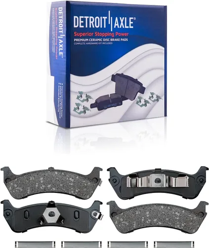 Miniatura 44 de Detroit Axle - Pastillas de Freno para Nissan Altima Sentra 350Z Juke INFINITI G35, Pastillas de Freno Cerámica Delanteras y Traseras Reemplazo