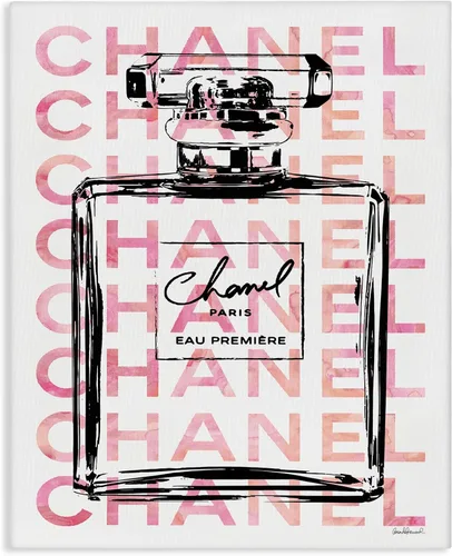 Miniatura 15 de Stupell Industries Glam - Lienzo decorativo para pared, diseño de botella de perfume dorado y rosa, fabricado con orgullo en Estados Unidos