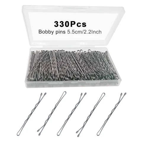 Miniatura 26 de Bobby Pins - 330 horquillas de pelo de 2.2 pulgadas con bonita caja, pin de alta calidad para niños, niñas y mujeres, ideal para todo