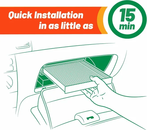 Miniatura 8 de FRAM Fresh Breeze - Filtro de aire de repuesto para compartimento del pasajero del coche con bicarbonato de sodio Arm & Hammer, fácil de instalar