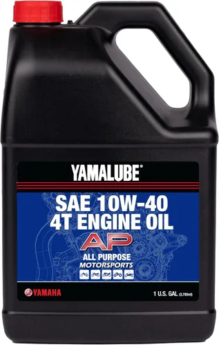 Yamaha Yamalube 10W-40 Aceite de motor para todo uso - 1 galón, #LUB-10W40-AP-04