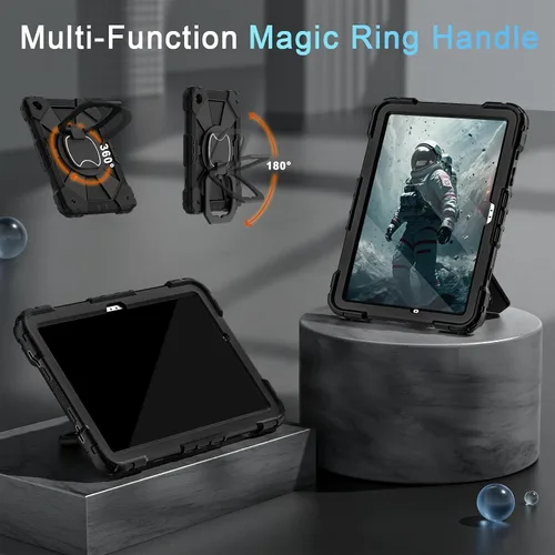 Miniatura 5 de Auizotl Funda para Samsung Galaxy Tab A9+/A9 Plus de 11 pulgadas (SM-X210/X216/X218) con protector de pantalla/soporte giratorio/soporte