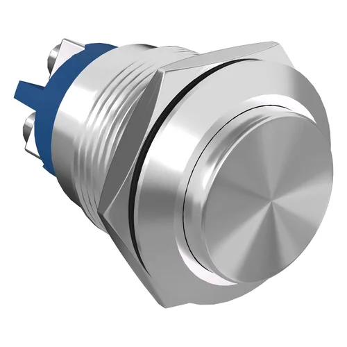 Miniatura 12 de STARELO 16 mm 5/8" Interruptor de botón momentáneo redondo alto 250 V de CA 5 A 12 V 36 V de CC 2 A 1NO SPST impermeable con carcasa de aluminio