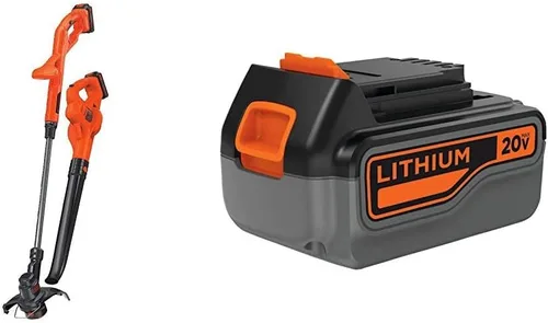 Miniatura 3 de BLACK+DECKER Cortadora/bordeadora de hilo de litio de 20 V MAX con batería de litio adicional de 2.0 amperios hora (LCC222 y LBXR2020-OPE)