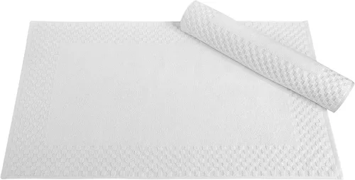 Miniatura 16 de Classic Turkish Towels CTT - Juego de 2 alfombras de baño 100% algodón, antideslizantes, cómodas y altamente absorbentes, lavables a máquina, 20 x