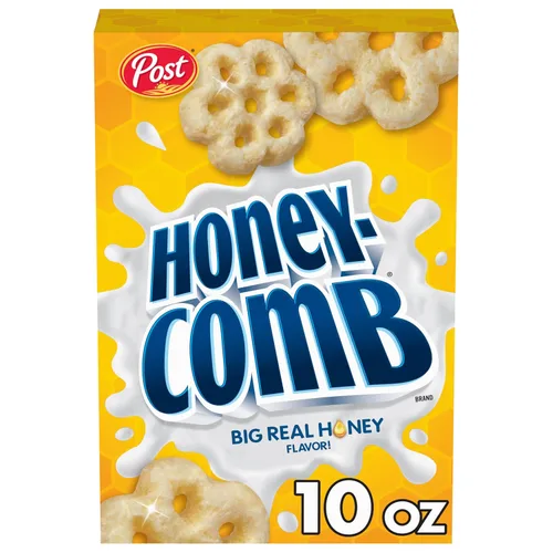 Post Honeycomb - Cereal para el desayuno, sabor a miel grande, caja de 10 onzas