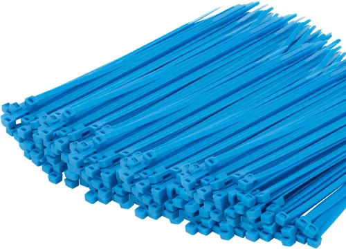 Miniatura 39 de Armpow Brida de cremallera púrpura de 6 pulgadas, 1000 unidades, 18 libras, brida de cremallera pequeña a media, brida de nailon PA66 resistente a