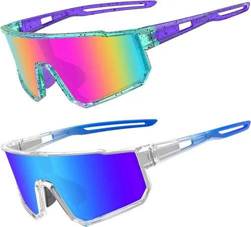 Miniatura 12 de Lentes de sol polarizados de béisbol para niños, TR90, marco ligero, para niños y niñas de 6 a 14 años, softbol y ciclismo