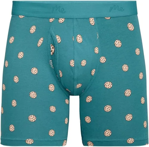 MeUndies Calzoncillos tipo bóxer de algodón elástico para hombre con bragueta - Ropa interior para hombre - Tela exclusiva de Tienda