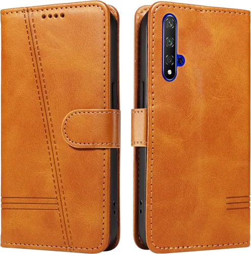 Miniatura 80 de Funda con tapa para Huawei Nova Lite 3, protección de 360 grados, a prueba de golpes, de piel sintética, con función atril y 3 ranuras