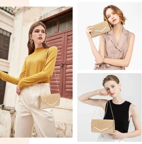 Miniatura 2 de Bolsos de mano para mujer, bolso de noche, bolso de hombro, bolso cruzado para boda, cóctel, fiesta de graduación