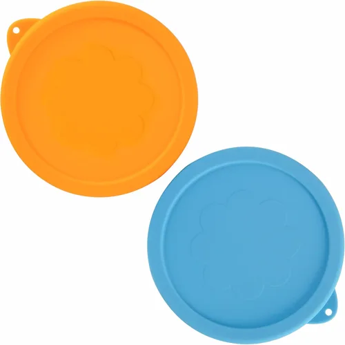 Miniatura 11 de LUVCOSY - Tapas redondas de silicona de repuesto de 1 taza, 2 tazas, 4 tazas para tazones de vidrio Pyrex 7202-PC, 7200-PC, 7201-PC, paquete de 6