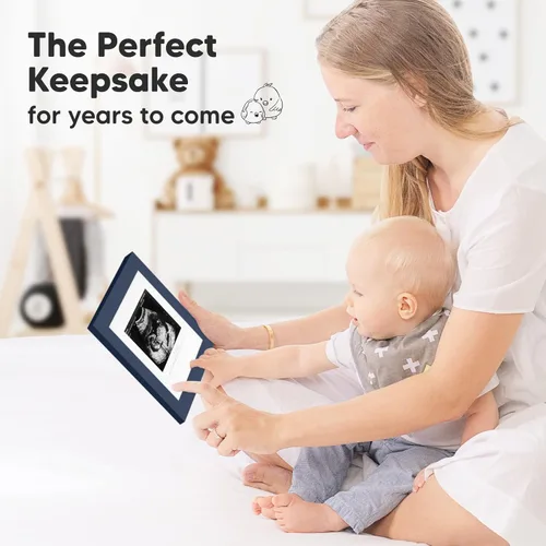 Miniatura 8 de KeaBabies Marco de Fotos de Ecografía para Bebé - Marcos Modernos de Fotos de Ultrasonido para Futuras Mamás, Regalos de Primer Embarazo para Mamá