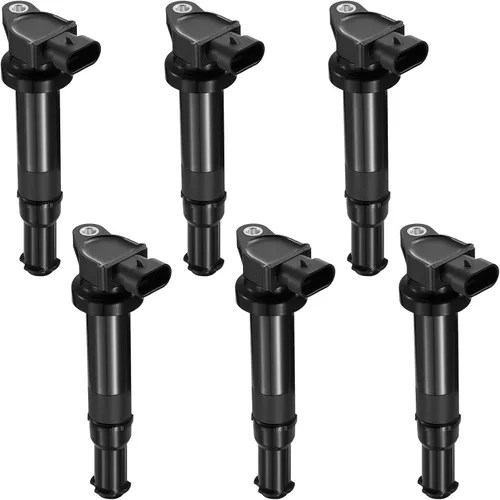 Miniatura 38 de BDFHYK Bobinas de encendido UF611 y bujía iridio XP6203 compatible con Hyundai Equus Genesis Sonata Tucson Kia Borrego K900 Optima Sorento V8 l4