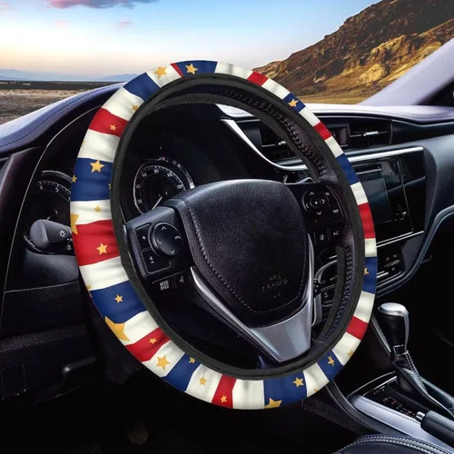Miniatura 18 de AFPANQZ - Fundas para volante con diseño de nebulosa y galaxia, 14-15 pulgadas, ajuste universal, para la mayoría de los coches, sedanes, SUV