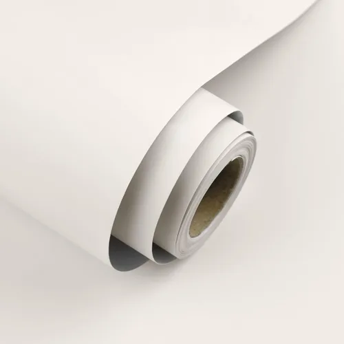 Miniatura 11 de Papel Pintado Negro para Despegar y Pegar 15.7"x118" Papel de Contacto de Color Sólido Moderno Autoadhesivo Extraíble de Vinilo para Paredes