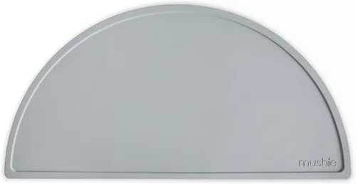 mushie Mantel individual de silicona para niños, diseño antideslizante sin BPA (piedra)