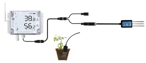 Miniatura 10 de GS1-AETH1RS + paquete de sirena termómetro Ethernet higrómetro, sensor de humedad y temperatura WiFi, registrador digital de datos de temperatura