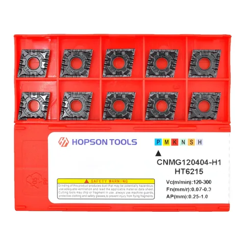Miniatura 9 de Insertos de torneado de carburo CNMG 432 Cnmg120408 para acabado de acero de corte, inserto Cnmg para herramientas de torneado de torno, 10 uds.