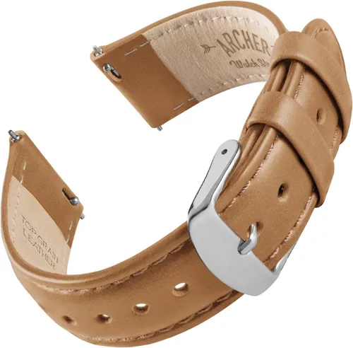 Miniatura 16 de Archer Watch Straps - Correas de reloj de liberación rápida de cuero de grano superior