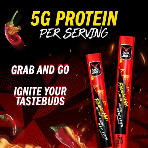 Miniatura 5 de Frito Lay Jack Link's Palito de Carne Flamin' Hot (paquete de 20)
