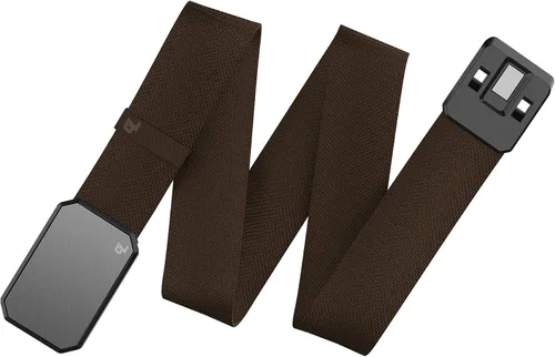 Miniatura 2 de Groove Life - Cinturón de nailon elástico para hombre con hebilla magnética de aluminio