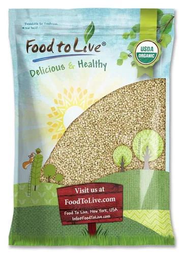 Food to Live Granos de trigo sarraceno orgánico, 15 libras, semillas de trigo sarraceno de grano entero. Sin OMG, Kosher, crudo, vegano, alimento