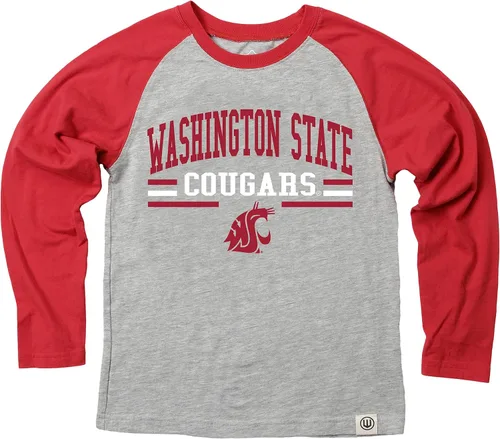 Miniatura 66 de Wes and Willy NCAA playera raglán de manga larga para niños