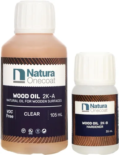 Miniatura 35 de Aceite Tinte para Madera - 769 pies² - 1.3 L, Transparente – Acabado de Madera para Muebles de Interior y Pisos - Aceite de Linaza para Madera