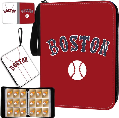 Miniatura 17 de Carpeta de tarjetas de béisbol con mangas, 900 bolsillos, color blanco, Nueva York, 3 anillos, para tarjetas coleccionables, regalo NY-Blanco