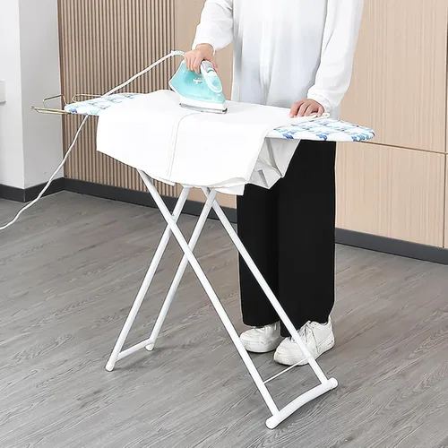 Miniatura 8 de Tabla de planchar plegable de tamaño completo, plegable para el hogar y tabla de planchar extendida en el exterior con cubierta resistente al calor