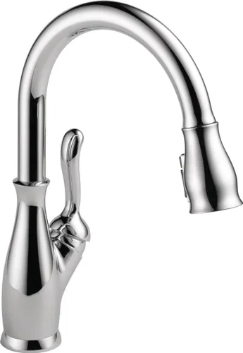 Miniatura 9 de DELTA FAUCET Leland - Grifo para cocina de níquel cepillado con función táctil, monocontrol con rociador extensible, tecnología Touch2O y cabezal