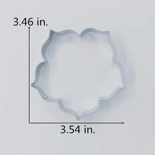 Miniatura 4 de LILIAO Spring Kapok Flower - Cortador de galletas (3,5 x 3,5 pulgadas), acero inoxidable