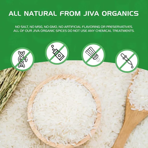Miniatura 8 de Jiva Organics - Arroz orgánico Sona Masoori de 10 libras de calidad premium, origen indio, arroz de grano corto, todo natural y sin OMG (10 libras)