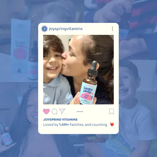 Miniatura 9 de JoySpring LingoLeap - Fórmula líquida para niños con zeolita clinoptilolita, B12 metilada y vitamina D3 Apoyo diario suave para el bienestar