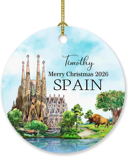 Miniatura 10 de Adorno de Navidad personalizado de playa de Hawái 2026, adorno de Navidad de paisaje urbano de Hawaii, adornos de Hawái, regalos para amigos, mamá