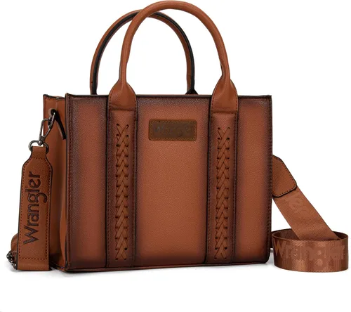 Miniatura 17 de Bolso tote mediano Wrangler para mujer, bolsos de diseñador, bolsos de mano con asa superior y correa