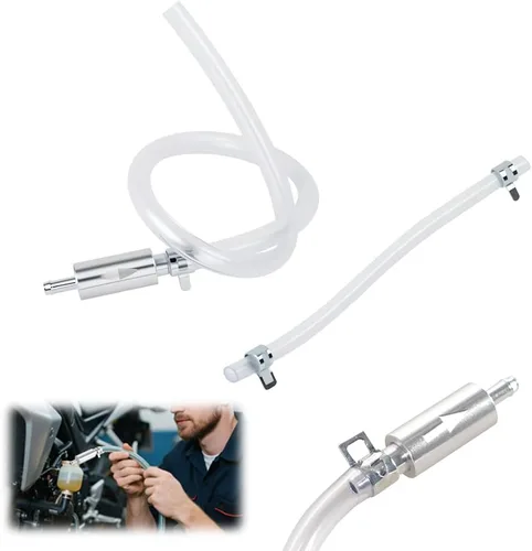Manguera de purga de frenos, tubo de válvula de retención unidireccional, kit de herramientas de sangrado para embrague de motocicleta de automóvil,