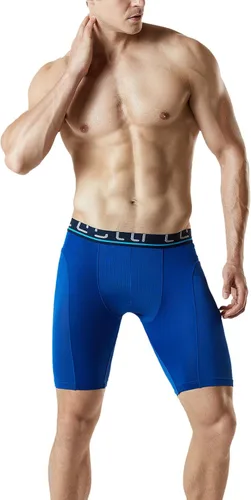 Miniatura 4 de TSLA Paquete de 2 calzoncillos tipo bóxer transpirables para hombre, de malla refrescante, con bolsa