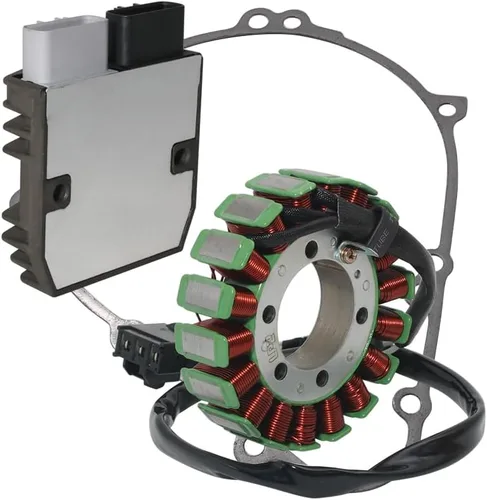 Miniatura 7 de Junta de estator de rectificador de bobina de estator para Kawasaki KLZ1000 Versys 1000 2012-2014 Bobina de estator 21003-0129 rectificador