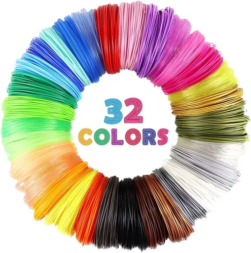 Miniatura 7 de Mika3d - Filamento 3D para pluma 3D de 1.75mm. Filamento PLA. Paquete de 24 colores diferentes. Filamento de diámetro de alta precisión. 10 pies