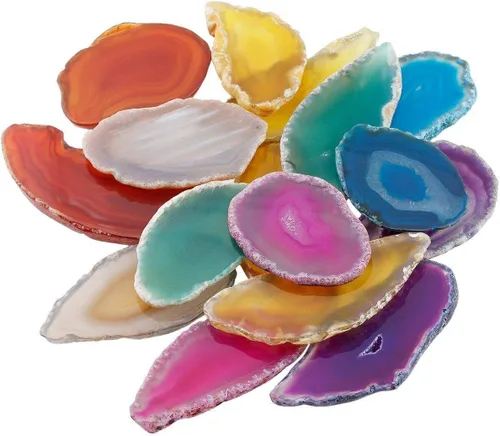 Miniatura 8 de rockcloud Cristales curativos 7 piedras de chakra, árbol de la vida, colgador de pared, piedras preciosas caídas, adorno colgante y 10 piezas