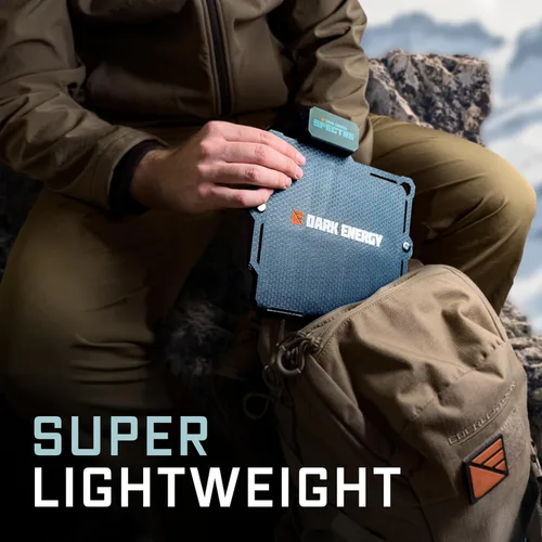 Miniatura 2 de Dark Energy Spectre - Panel solar plegable de 8 W Energía solar portátil carga dispositivos USB-C y USB-A Resistente a golpes e impactos