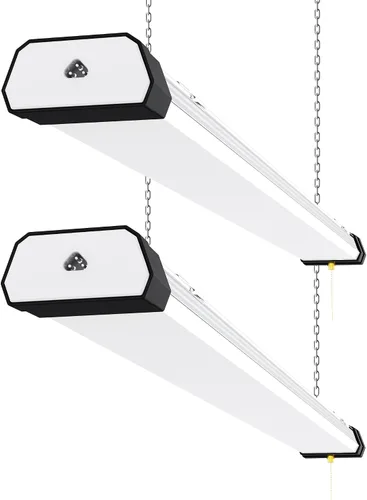 Miniatura 9 de Luz LED enlazable para tienda con certificación ETL de 100 W, 13,000 LM, 5000 K, luces de techo LED para garaje, enchufe de 3.6 pies con cadena
