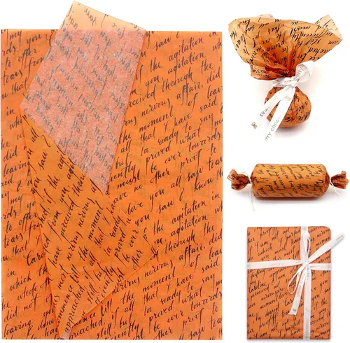 Miniatura 10 de Benvo 20 hojas de papel de seda con estampado floral 20 pulgadas x 29 pulgadas papel de decoupage decorativo papel de seda para regalos envoltura