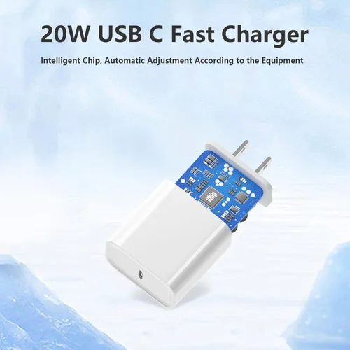 Miniatura 2 de Bloque de carga USB C para Apple iPhone Air 17 16 15 14 13 12 11 Pro Max, 20 W USBC de carga rápida cubo de ladrillo para Apple Watch iPhone, iPad