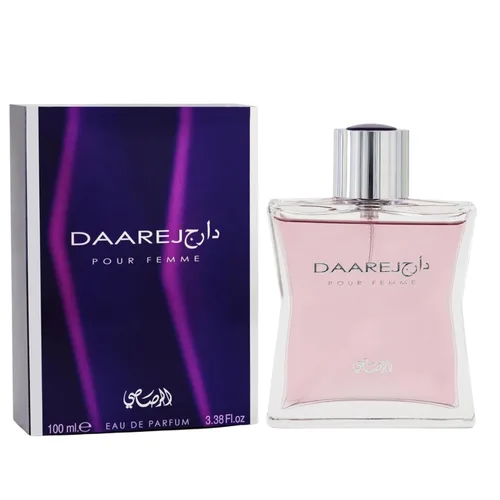 RASASI Daarej Eau de Parfum para mujer 3.40 onzas líquidas (3.40 onzas) Perfumes árabes para mujer con fragancia cautivadora, diseñado para buscar
