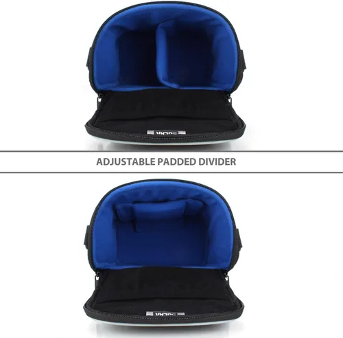 Miniatura 6 de USA GEAR Bolsa compacta para guardar cámara con cobertor para lluvia y correa para hombro