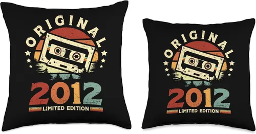 Miniatura 3 de Retro Limited Edition 2012 Cassette Tape 14th Birthday Throw Pillow