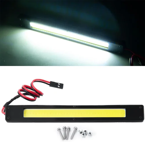 MOHERO RC LED barra de luz de techo de la correa eslabonada de la lámpara de techo para 1/10 TRX4 Defender RC Car Upgrade Parts